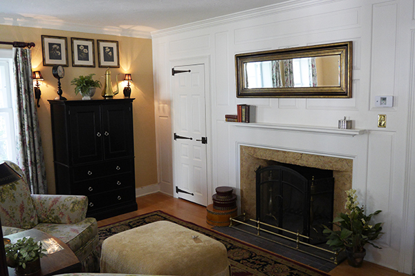 Campbell House Bedroom Fireplace